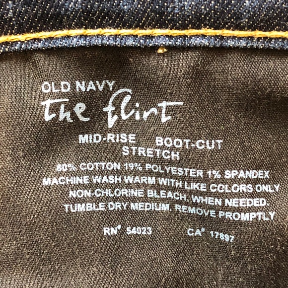 Old Navy Jeans The Flirt Boot Cut Size 12 Long - Picture 14 of 15